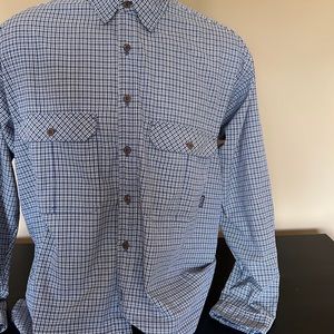 Patagonia Plaid Button Down Large Long Sleeve Shirt